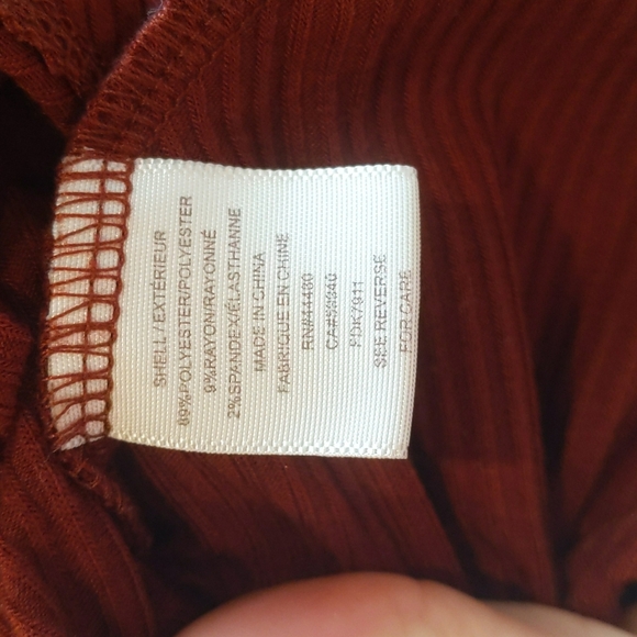 Love Fire Rust Orange Sleeveless Tunic Mini Dress - Picture 10 of 10